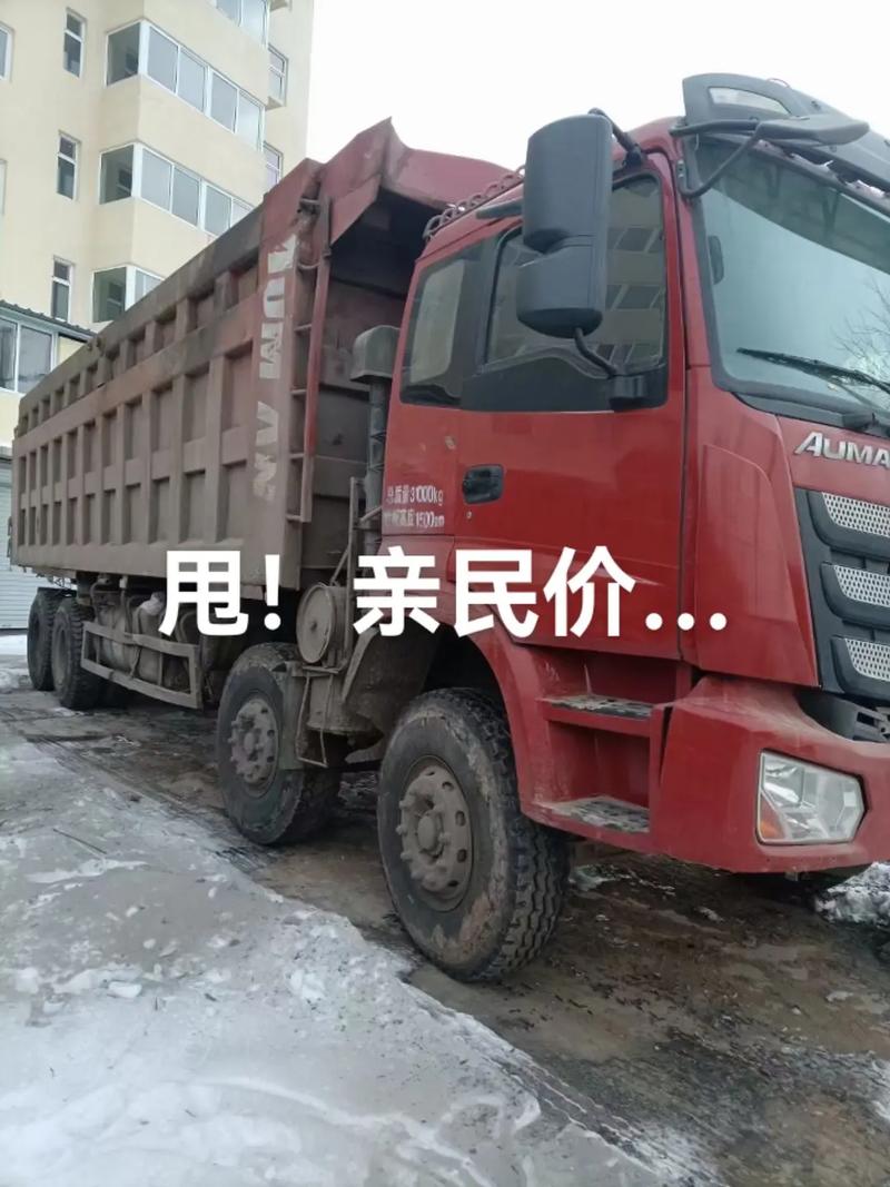 欧曼自卸车前四后八新车价格/欧曼前四后八自卸车新车报国五多少钱